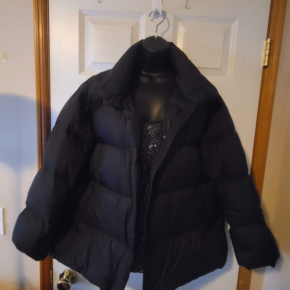 Black XL Uniqlo Ultra Light Down Cocoon Jacket